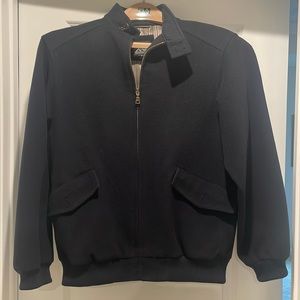 Dark navy blue bomber jacket size medium